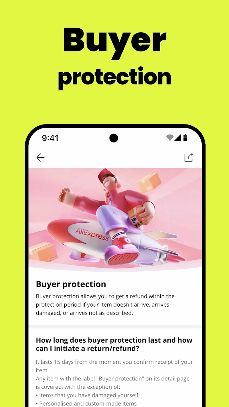 AliExpress - Shopping App kullanıcı profil ayarları