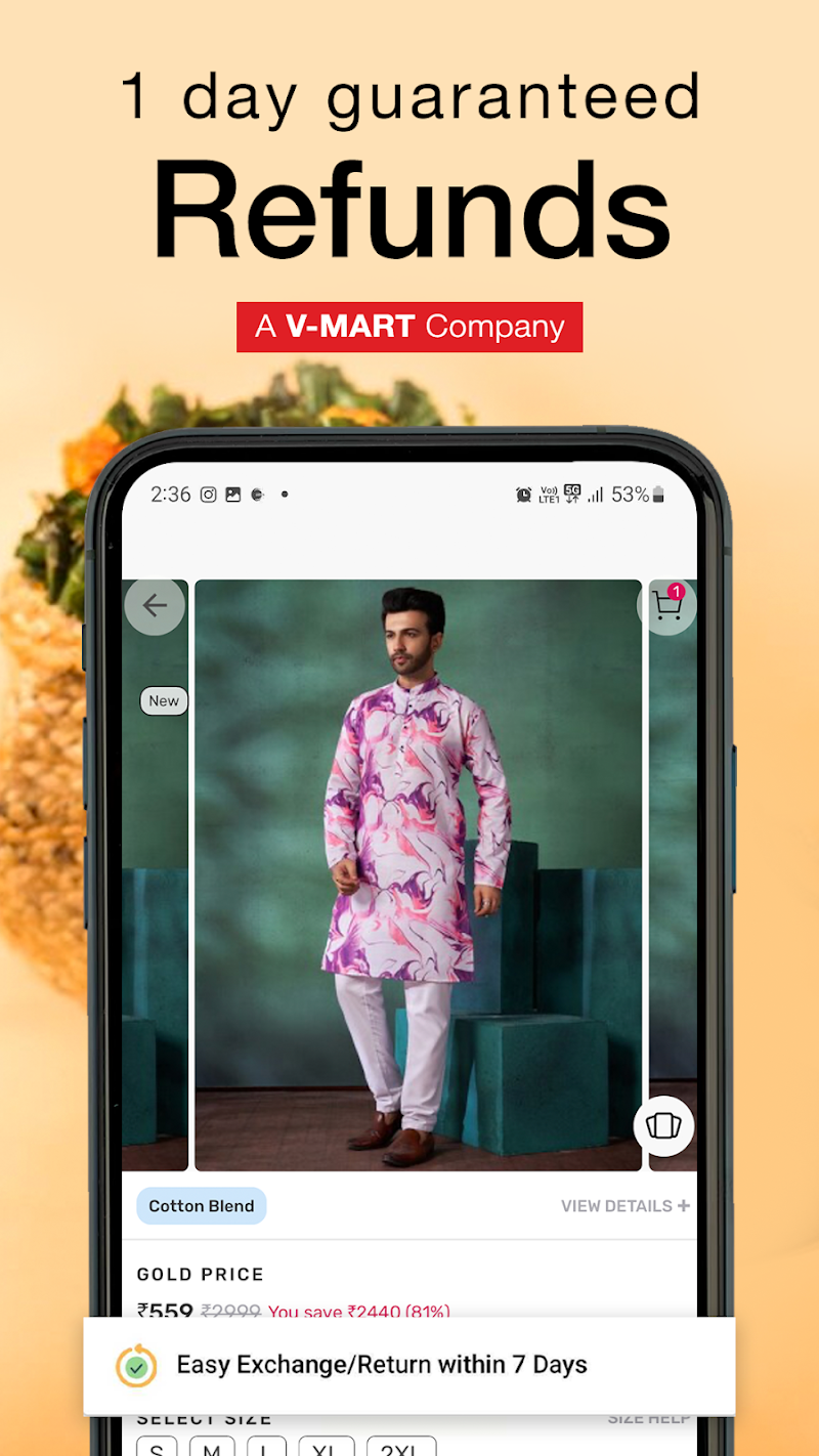 LimeRoad: Online Fashion Shop uygulama giriş ekranı