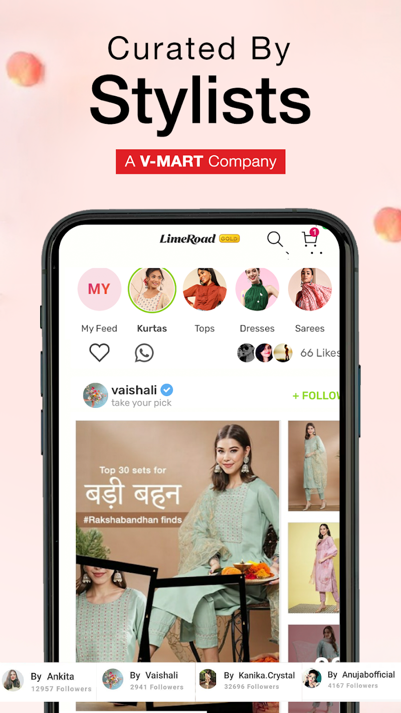 LimeRoad: Online Fashion Shop yeni güncelleme bildirim ekranı