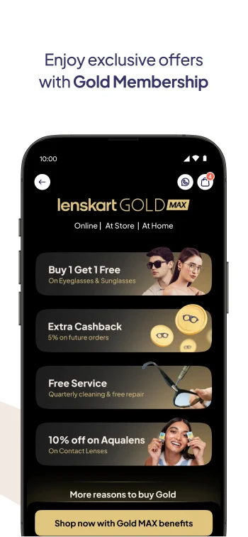 Lenskart : Eyeglasses & More yüz analizi arayüzü