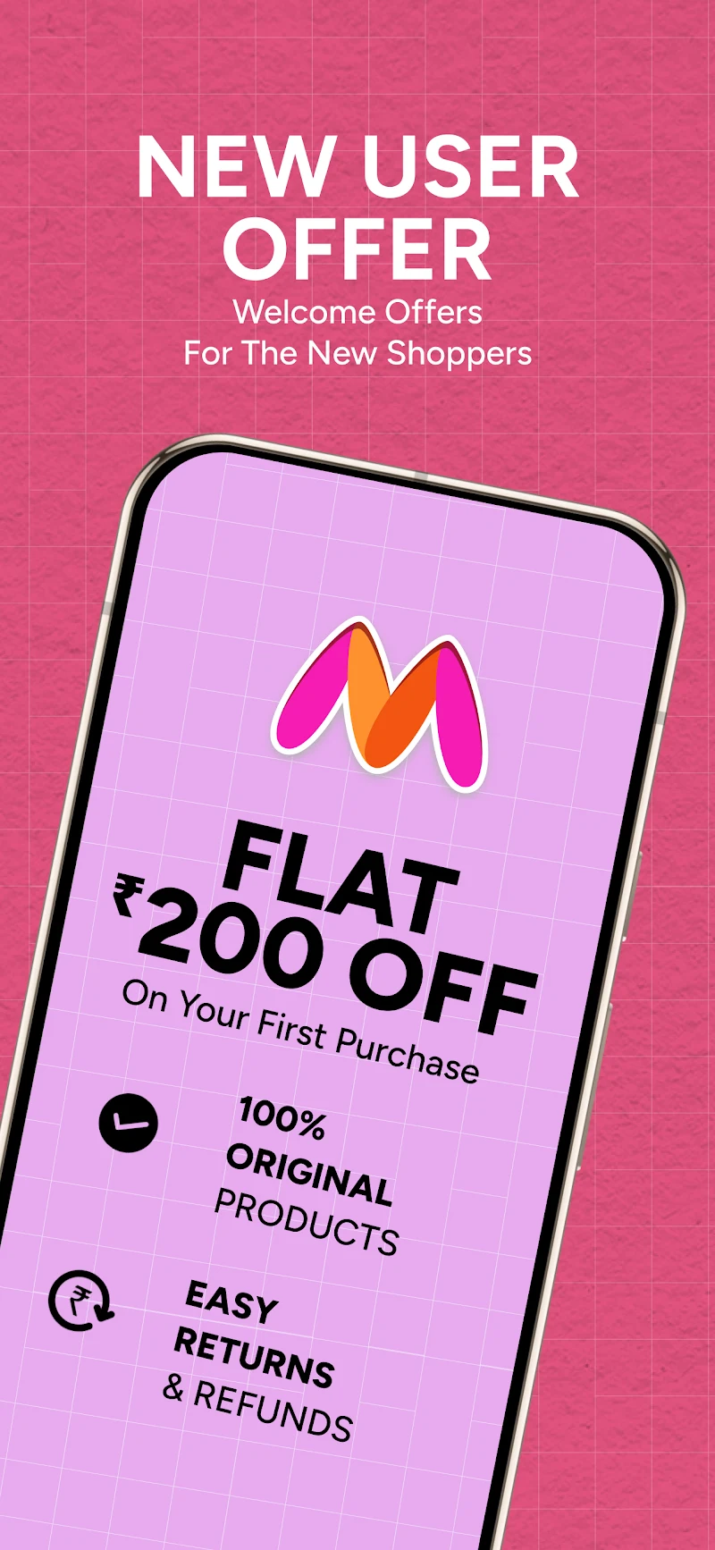 Myntra - Fashion Shopping App APK ana ekran görüntüsü