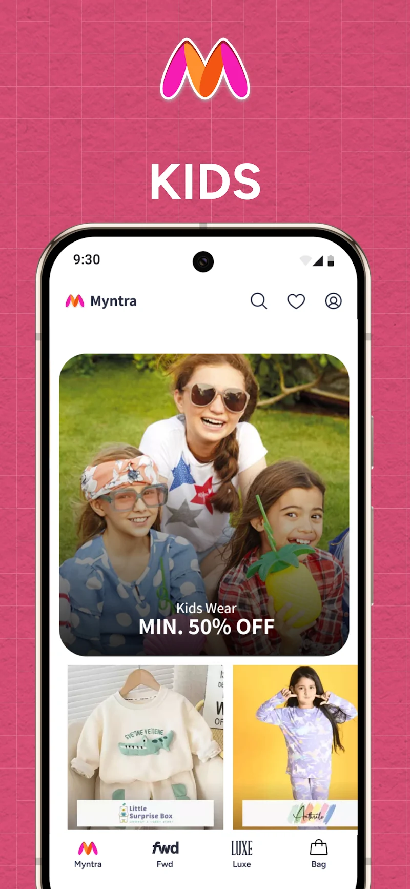 Myntra - Fashion Shopping App uygulama stüdyosu moda akışı