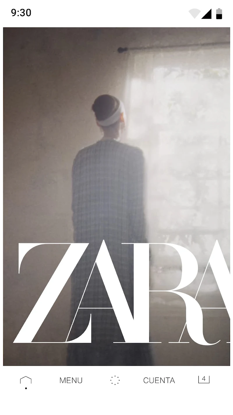 Zara uygulama sipariş sayfası