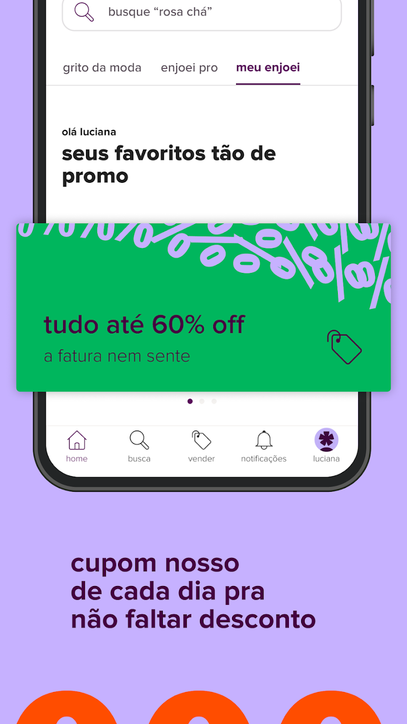 enjoei: comprar e vender roupa ödeme seçenekleri ekranı