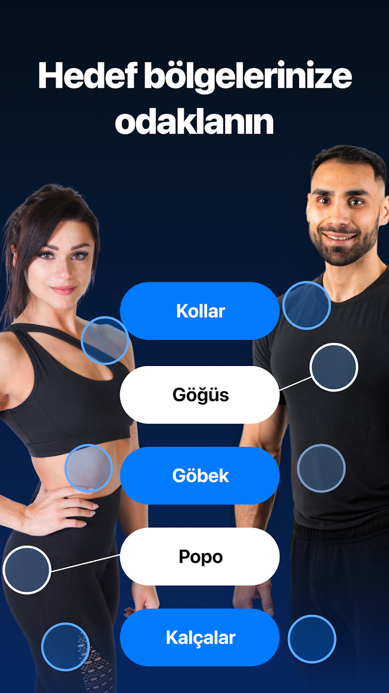 Fitify: Evde egzersiz programı sesli rehberlik özelliği