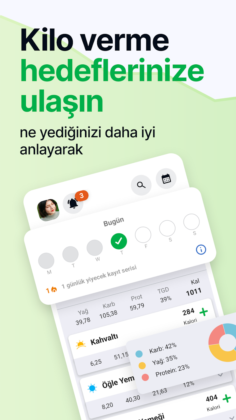 fatsecret Kalori Sayacı APK ana ekran görüntüsü