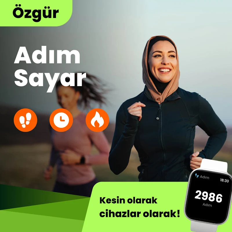 Adım Sayar - Pedometre ,Mstep APK ana ekran görüntüsü