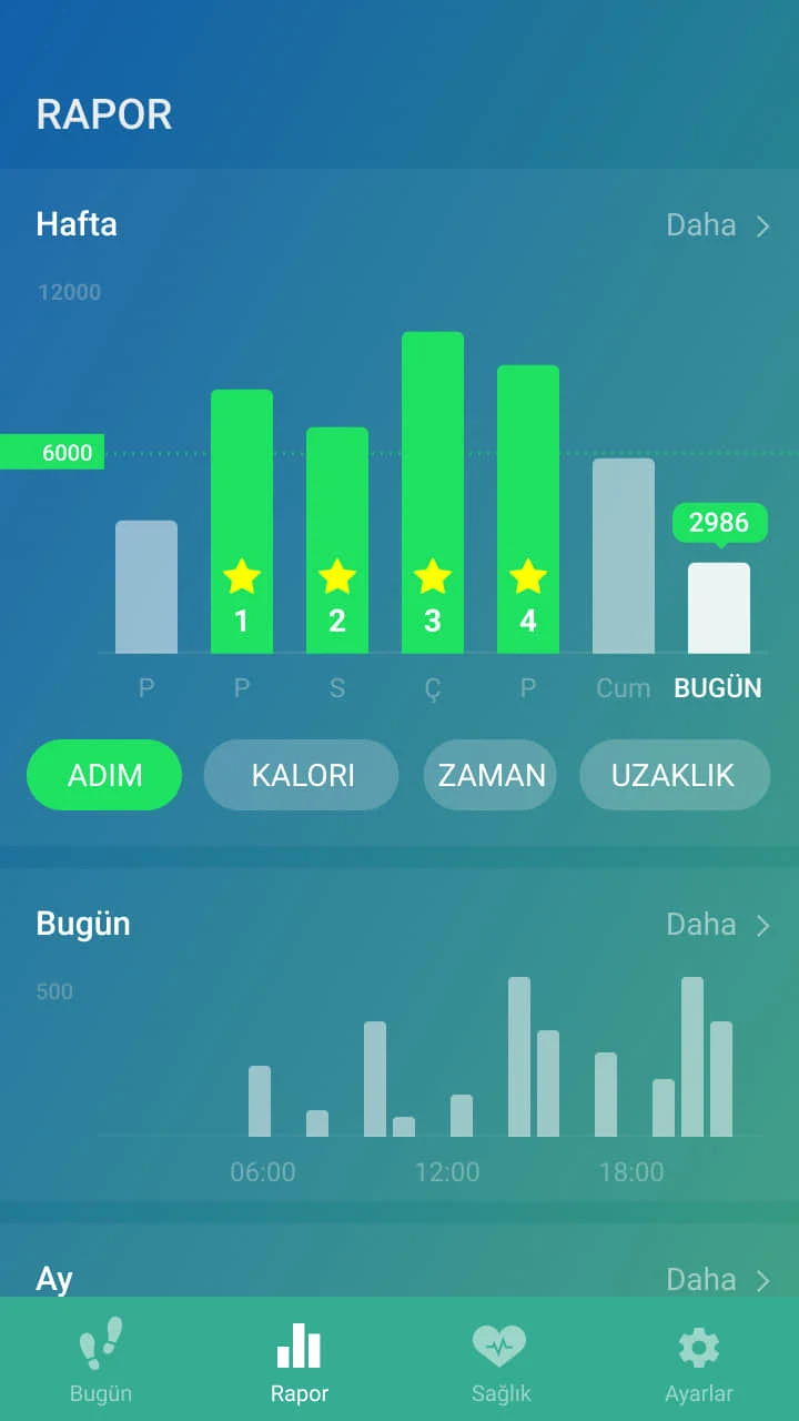Adım Sayar - Pedometre ,Mstep Android indirme ekranı