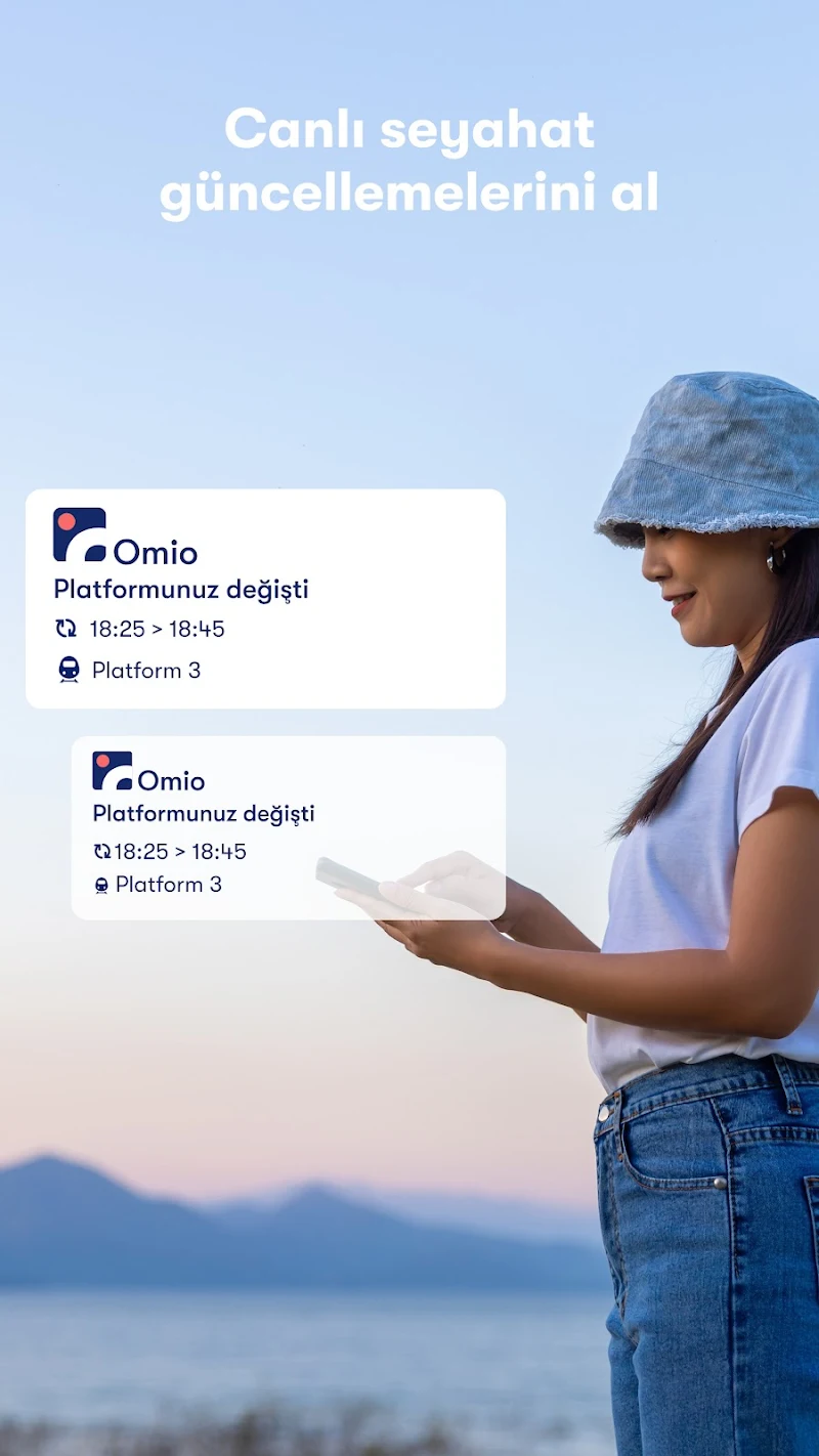 Omio: Otobüs ve Uçak Biletleri bilet karşılaştırma sayfası