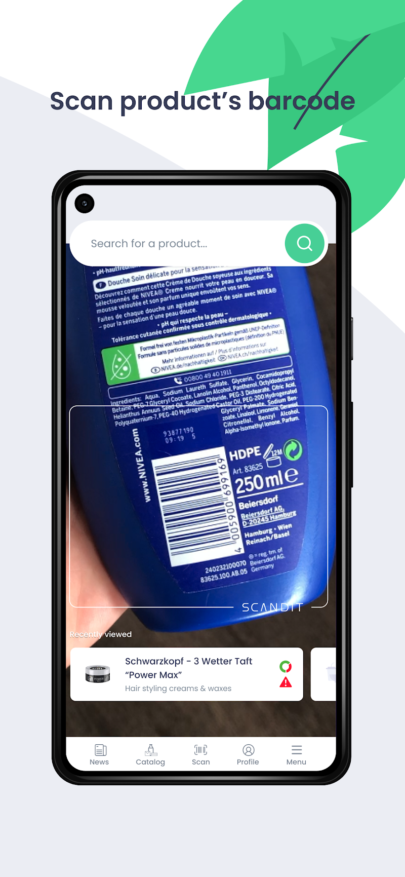 CodeCheck: Product Scanner barkod tarama özelliği