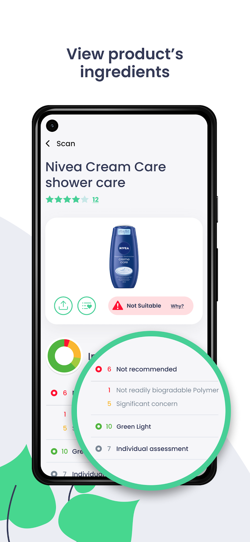 CodeCheck: Product Scanner kişisel profil oluşturma sayfası