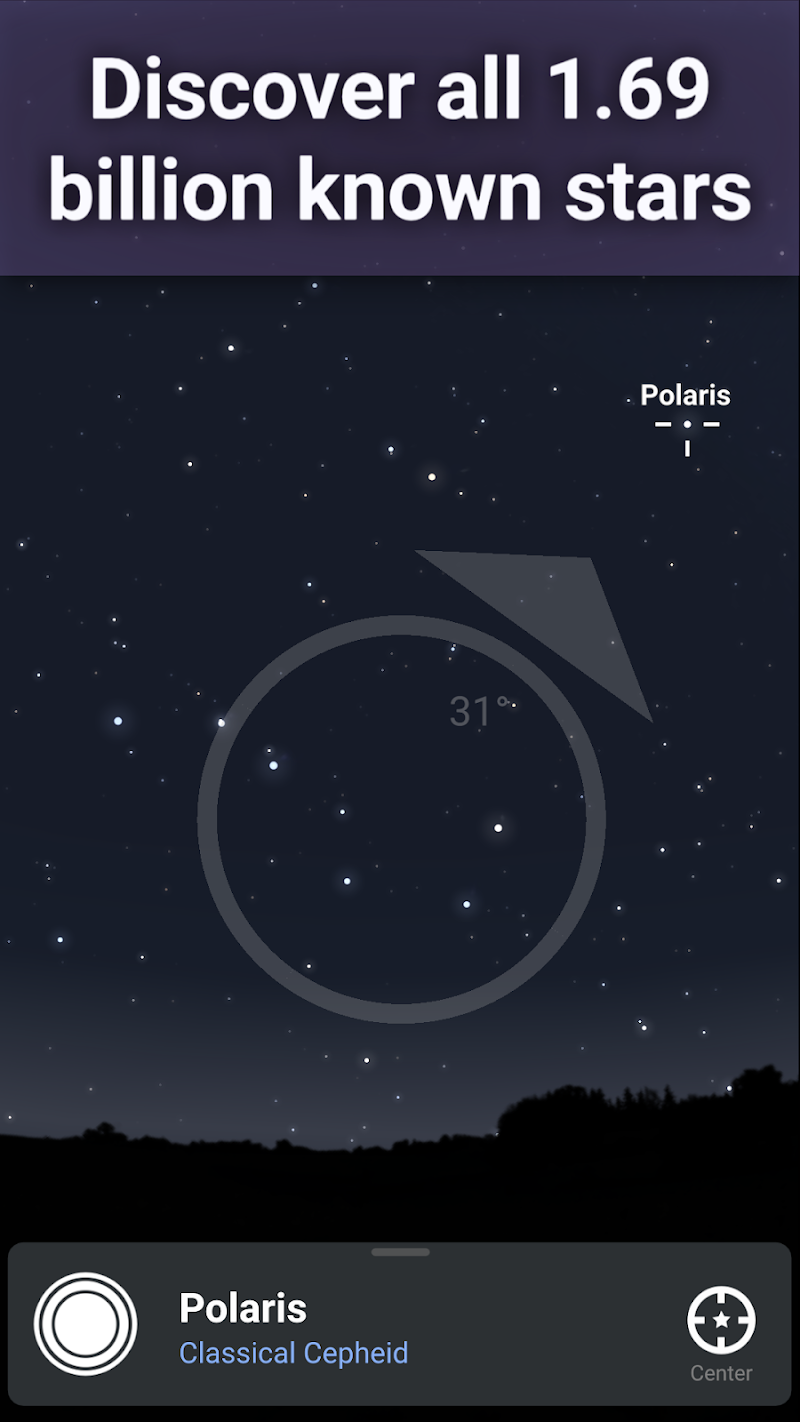 Stellarium Mobile - Star Map takımyıldız seçenekleri