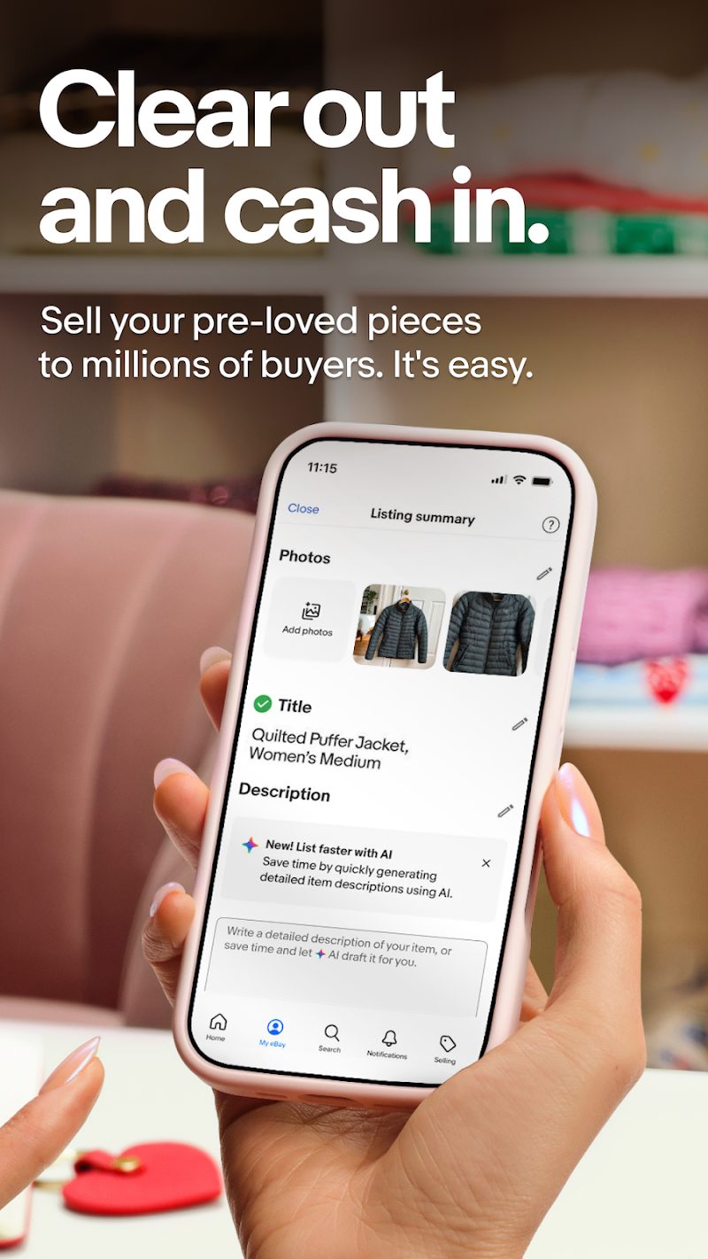 eBay online shopping & selling APK ana ekran görüntüsü