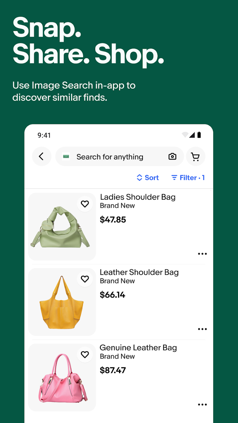 eBay online shopping & selling kullanıcı profil sayfası