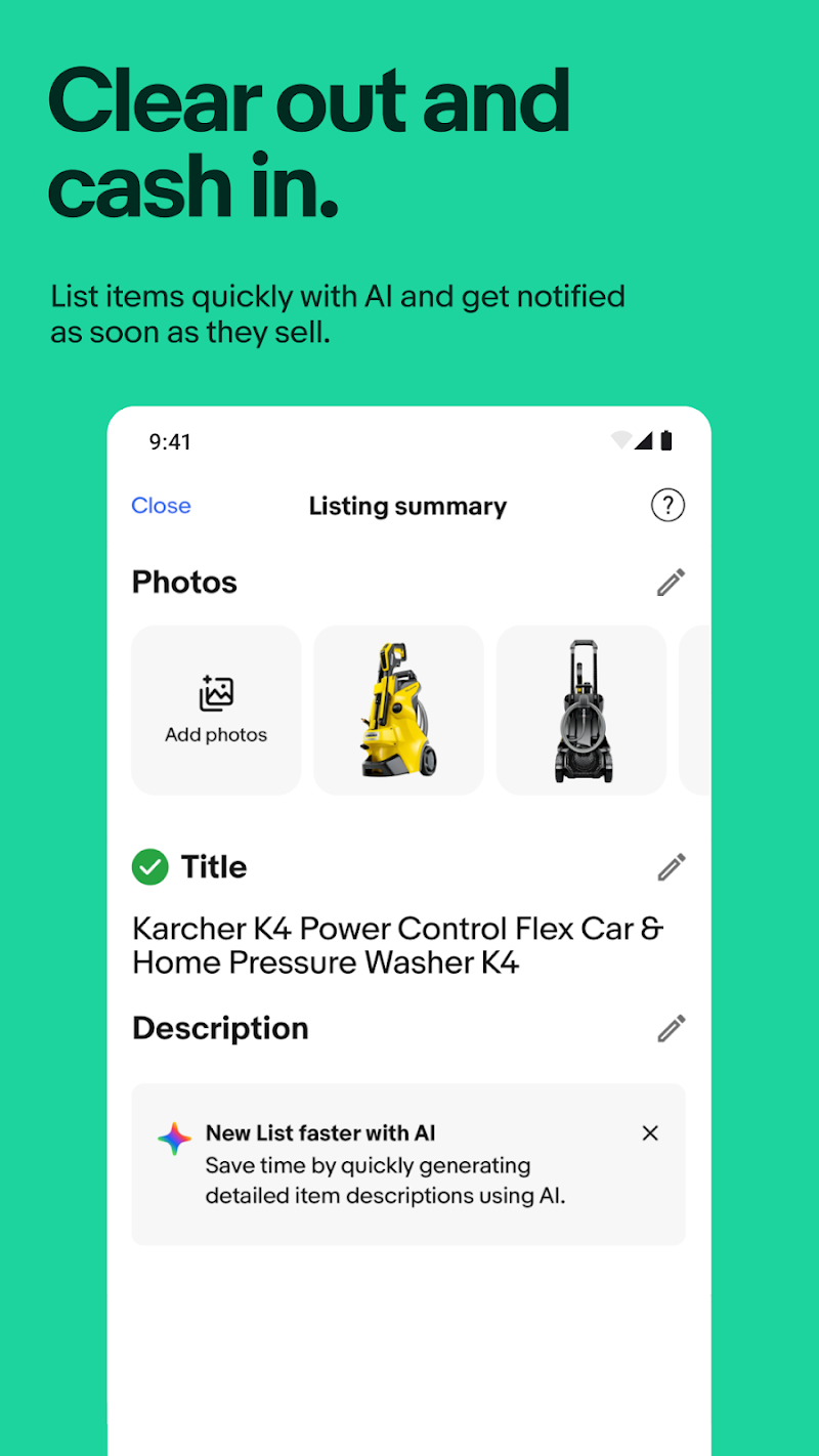 eBay online shopping & selling sipariş takibi ekranı