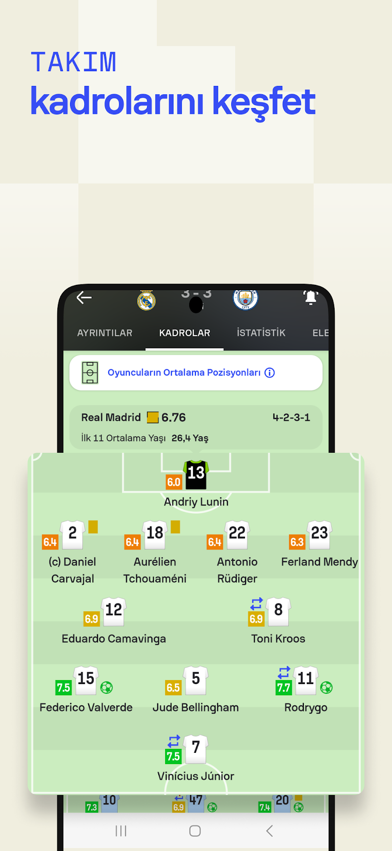 Sofascore: Canlı skor uygulama ayarları ekranı