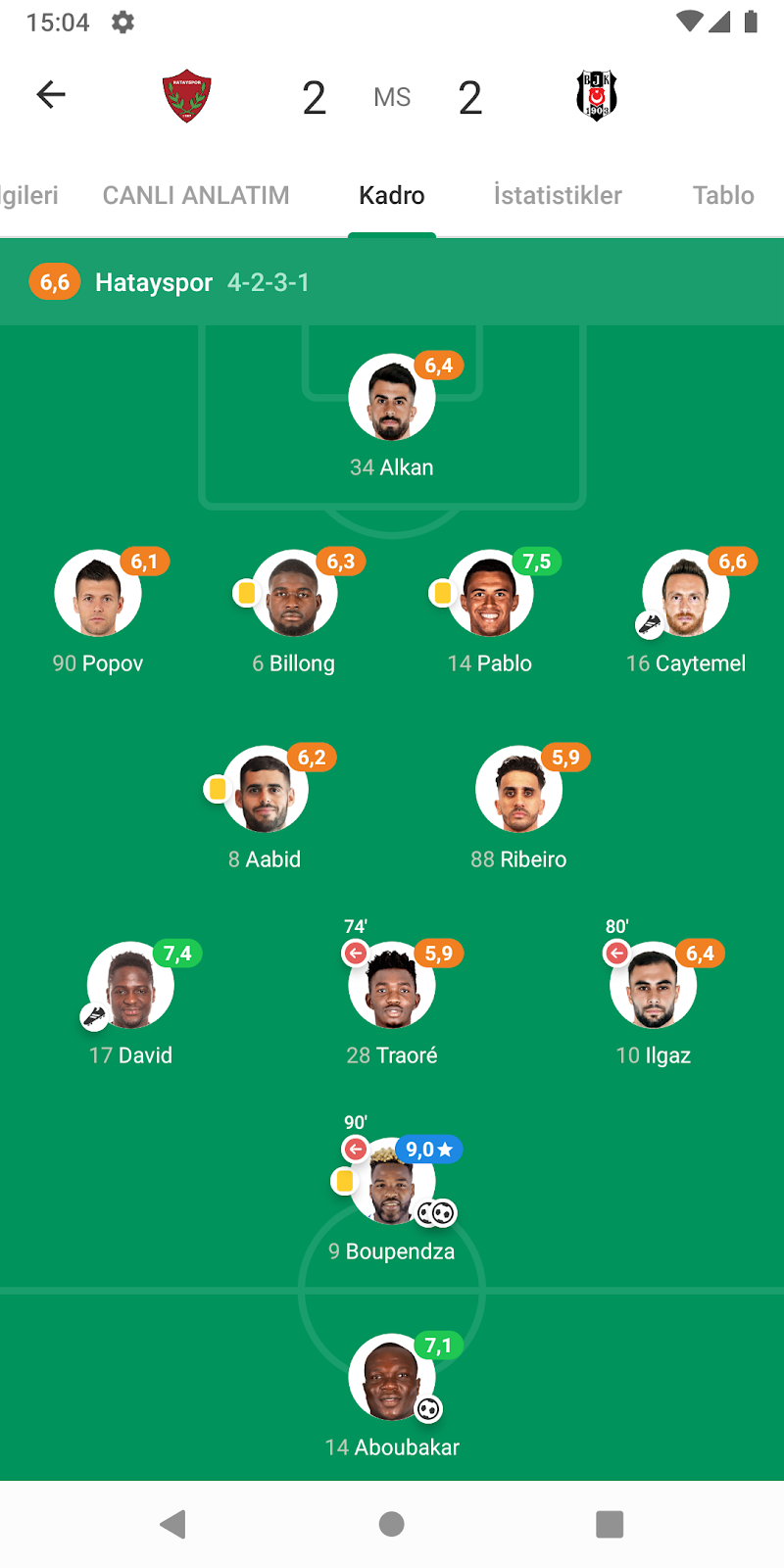 FotMob - Futbol sonuçlar favori takım seçimi ekranı