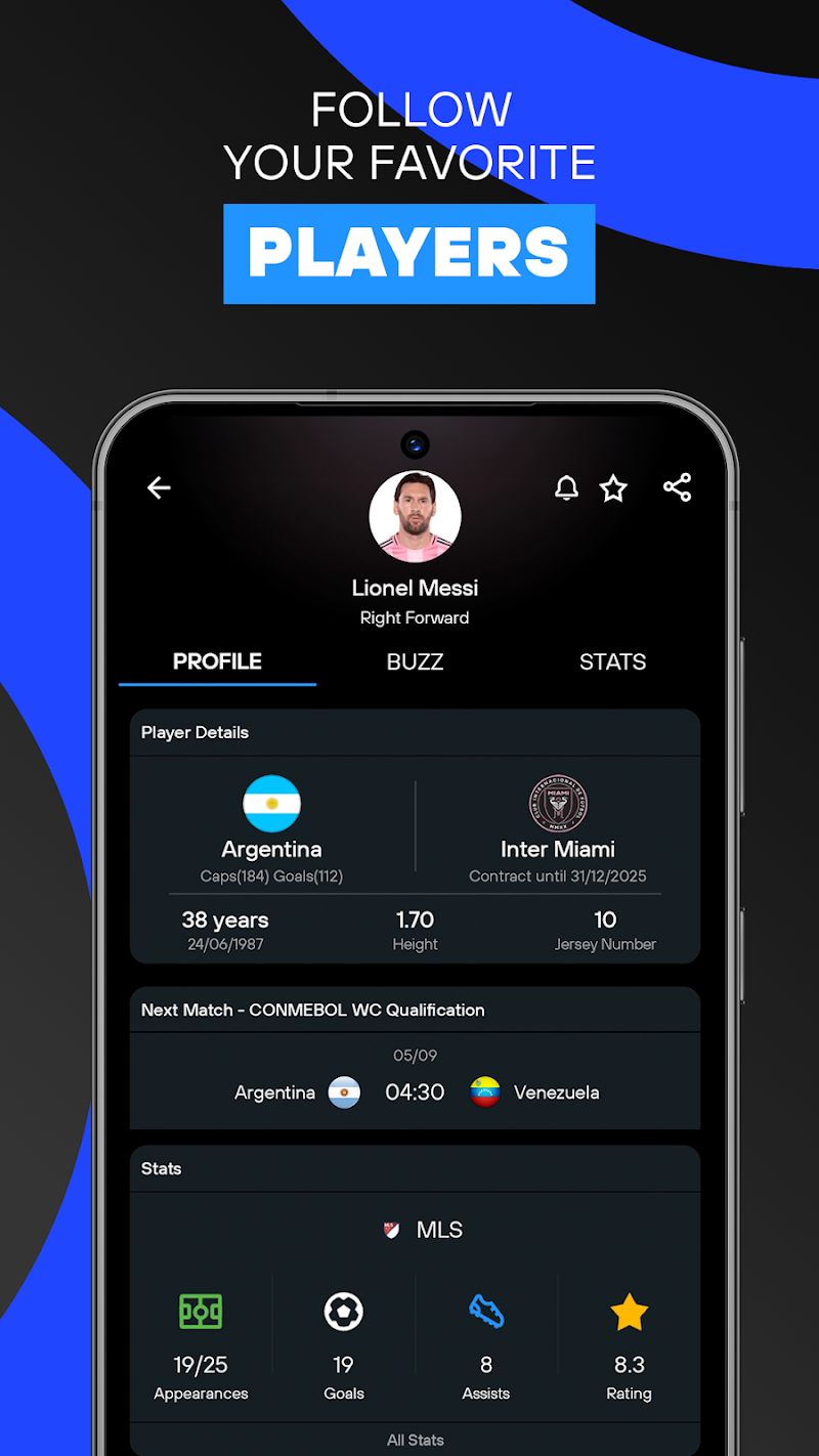 365Scores: canlı skorlar kapsamlı spor dalları menüsü