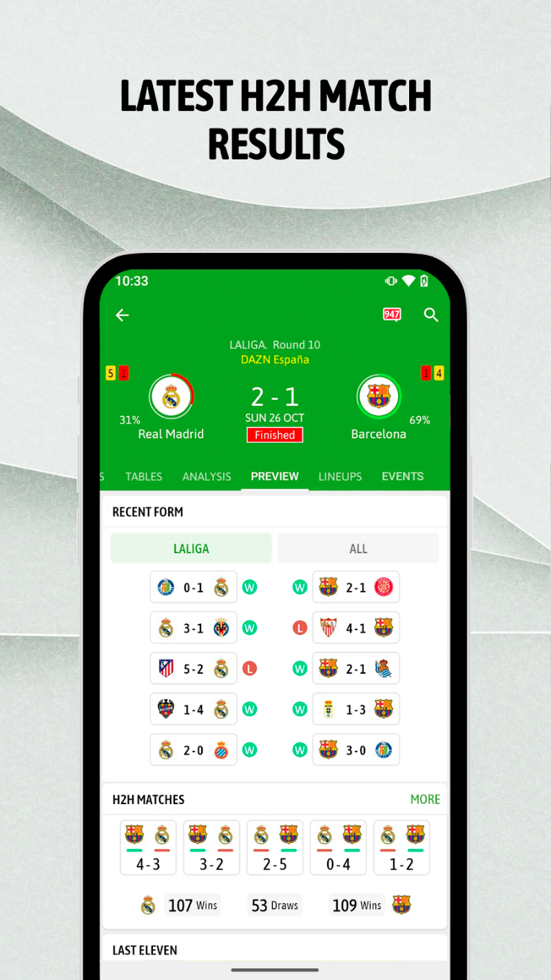 BeSoccer: Canlı Futbol Maçları transfer haberleri bölümü