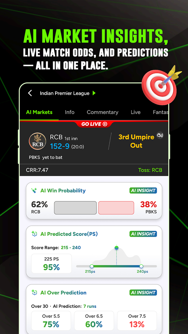 AllCric-AI Cricket Predictions uygulama ayarları ekranı
