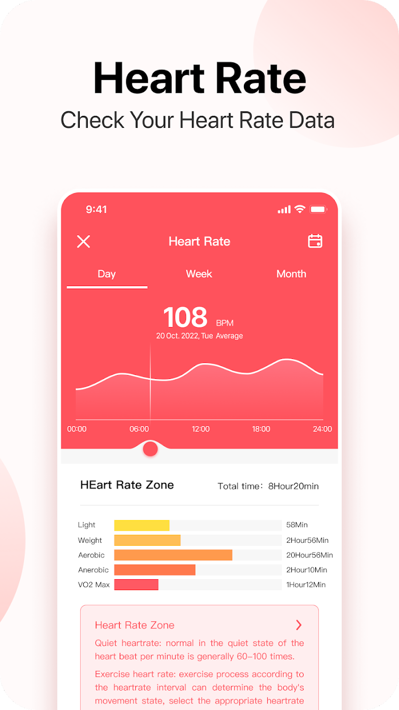 Da Fit akıllı cihaz yönetimi arayüzü