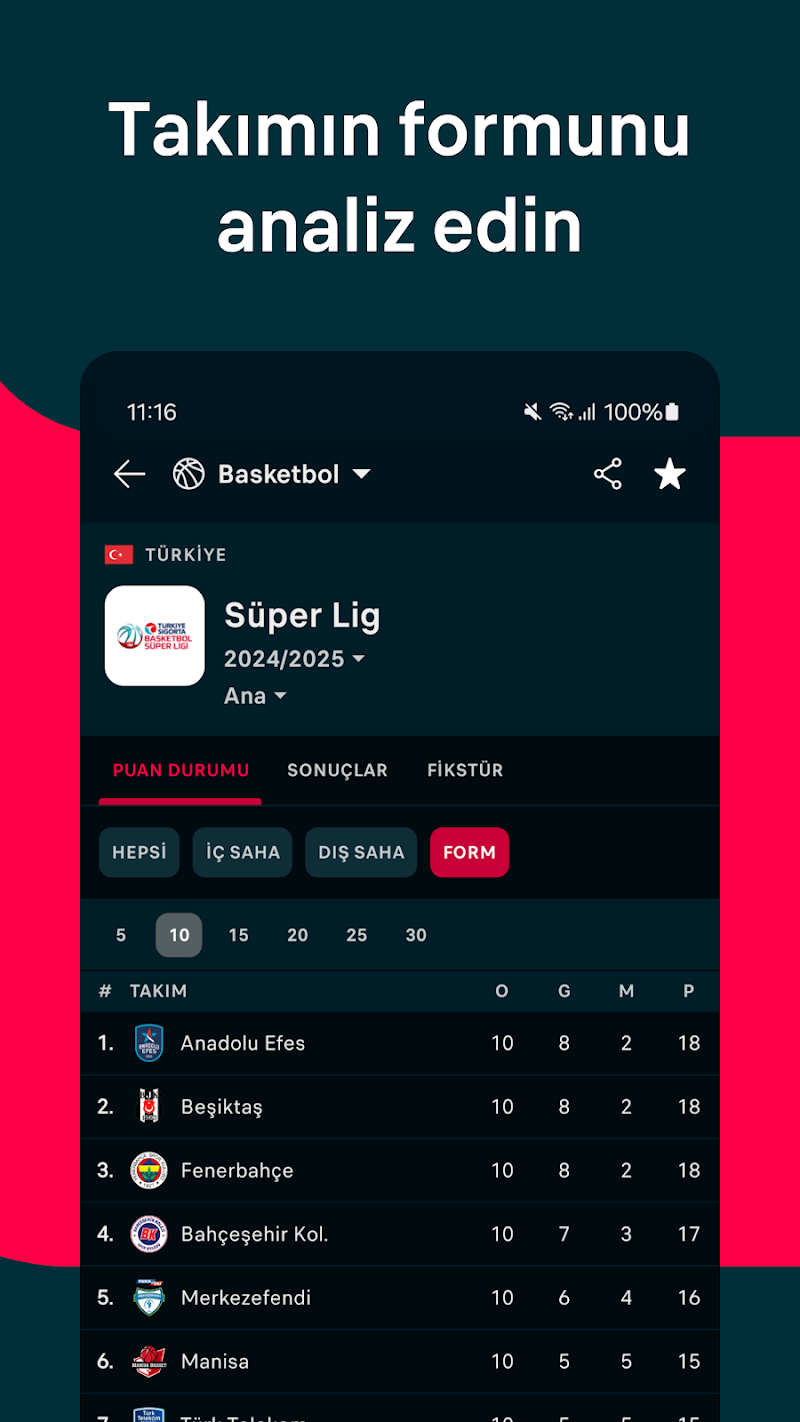 Flashscore: Canlı Skor detaylı oyuncu istatistikleri