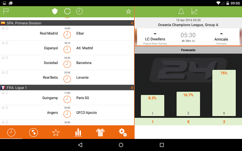 Futbol24 soccer livescore app güncelleme bildirimi ekranı