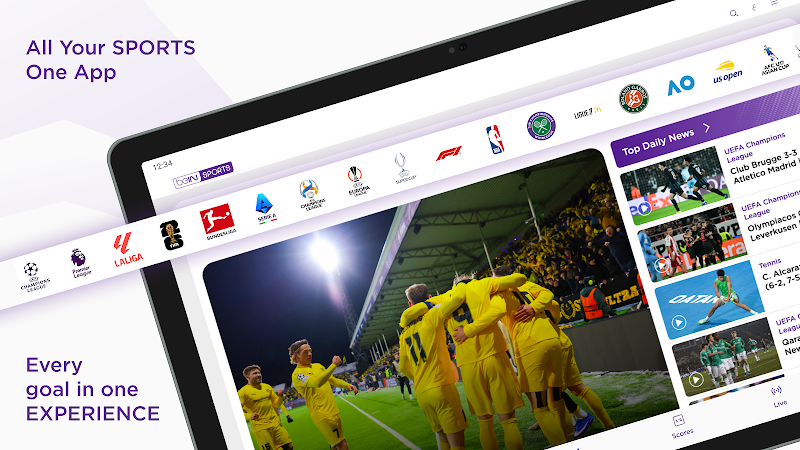 beIN SPORTS Android uygulama ayarları