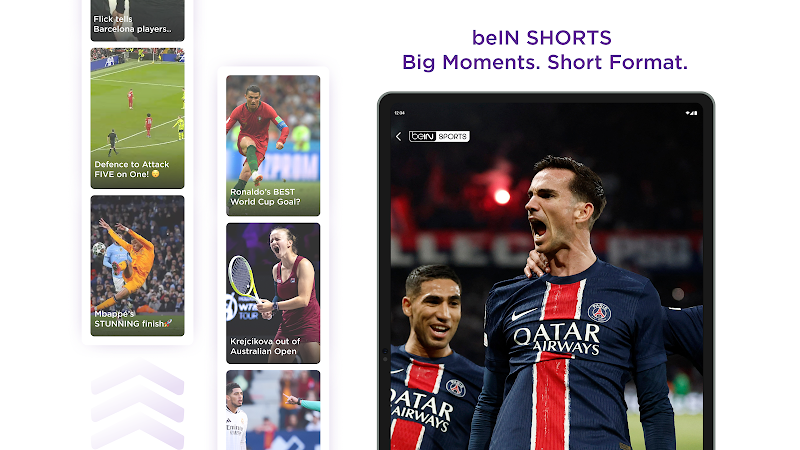 beIN SPORTS Android cihazda kurulum ekranı