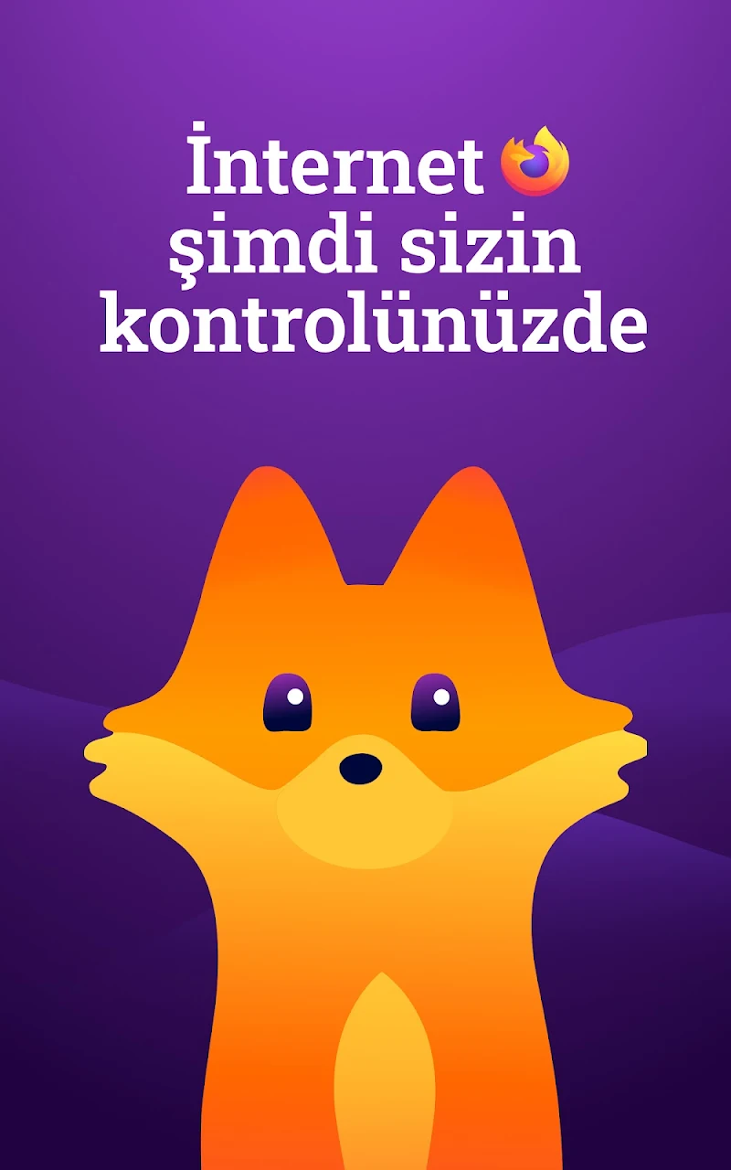 Firefox Hızlı ve Özel Tarayıcı güncelleme bildirimi