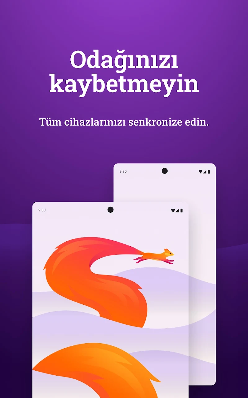 Firefox Hızlı ve Özel Tarayıcı arama motoru seçimi ekranı