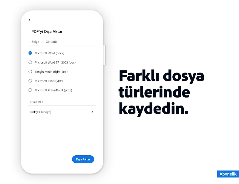 Adobe Acrobat Reader: PDF açma imzalama aracı