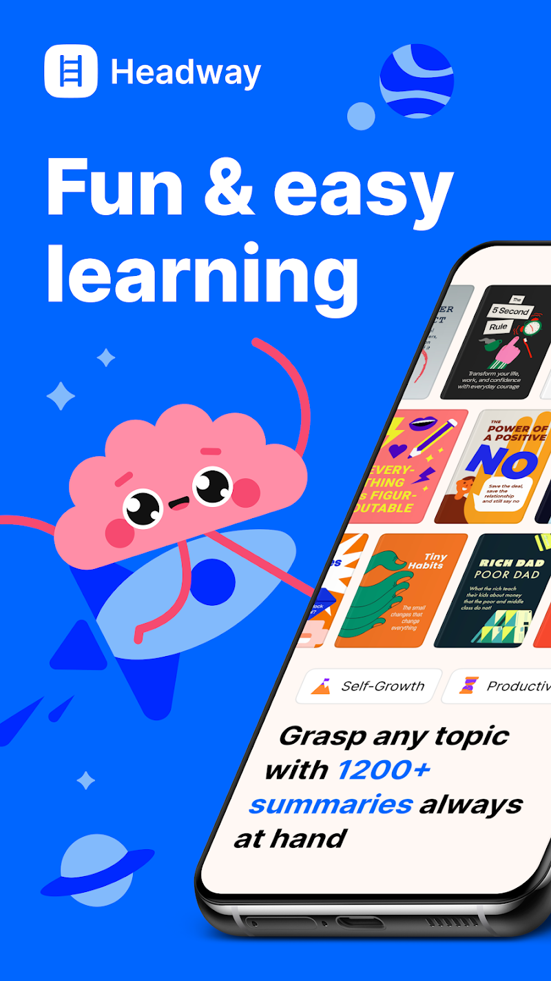 Headway - Daily Micro Learning APK ana ekran görüntüsü