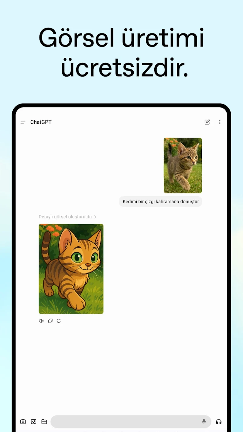 ChatGPT uygulama ayarları ekranı