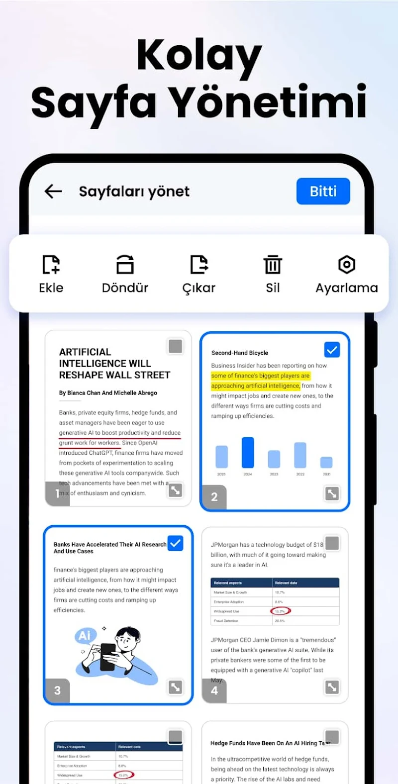 PDF Okuyucu: PDF Görüntüleyici metin vurgulama özelliği
