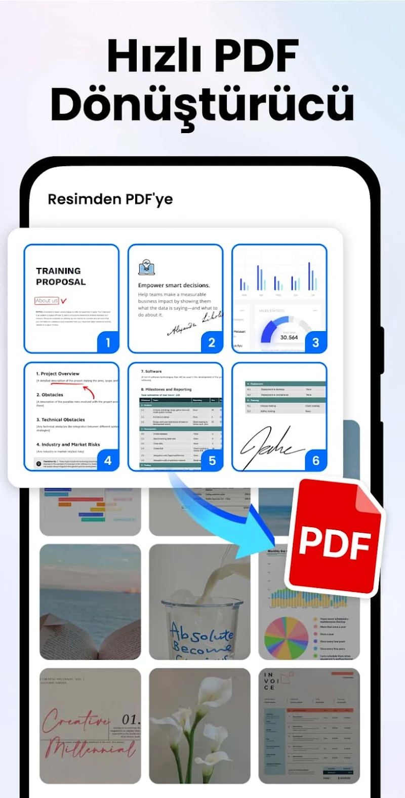 PDF Okuyucu: PDF Görüntüleyici e-imza ekleme ekranı