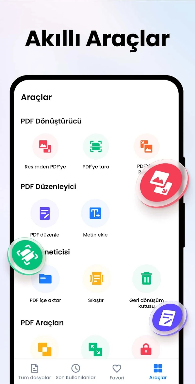 PDF Okuyucu: PDF Görüntüleyici koyu mod görünümü