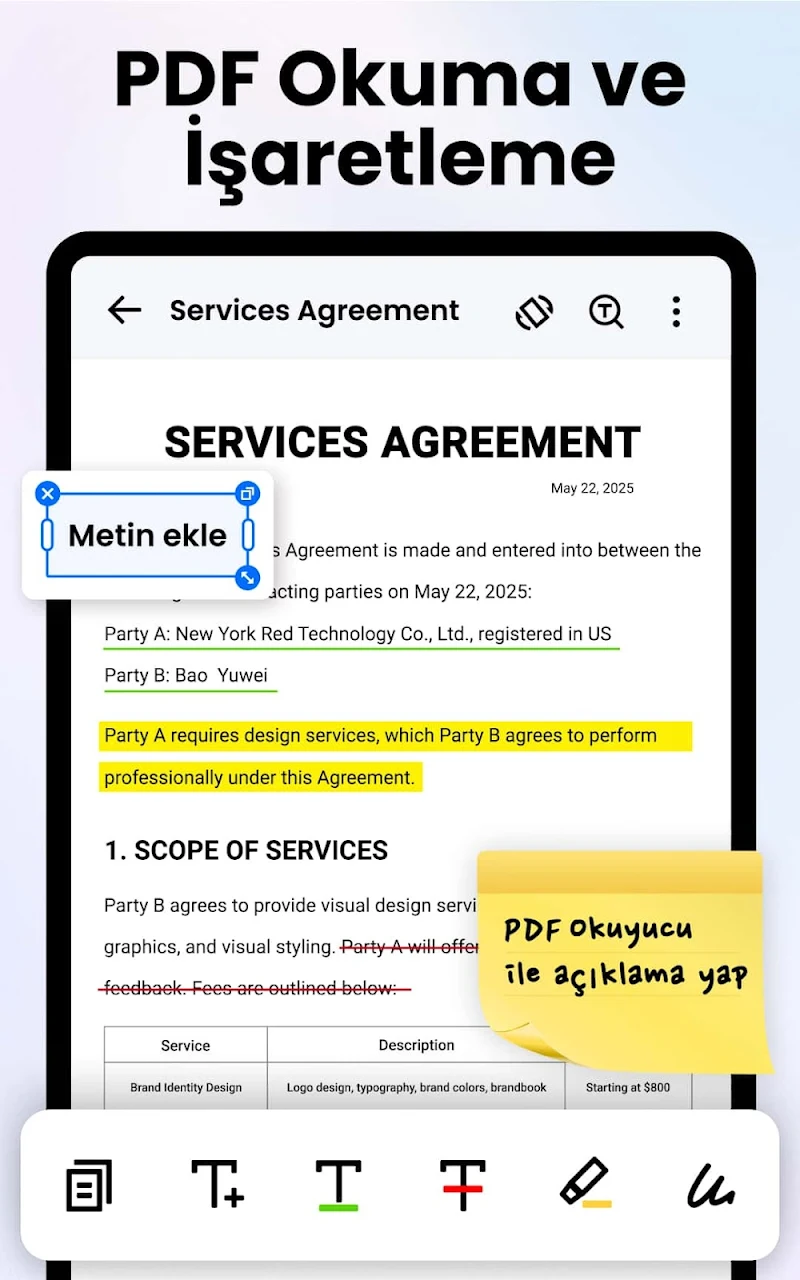 PDF Okuyucu: PDF Görüntüleyici hızlı arama fonksiyonu