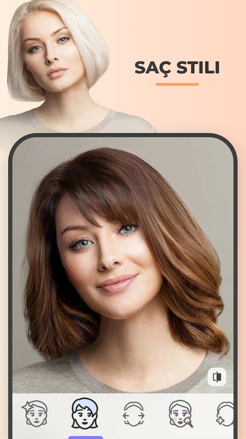 FaceApp: Yüz Editörü yüz düzenleme filtreleri