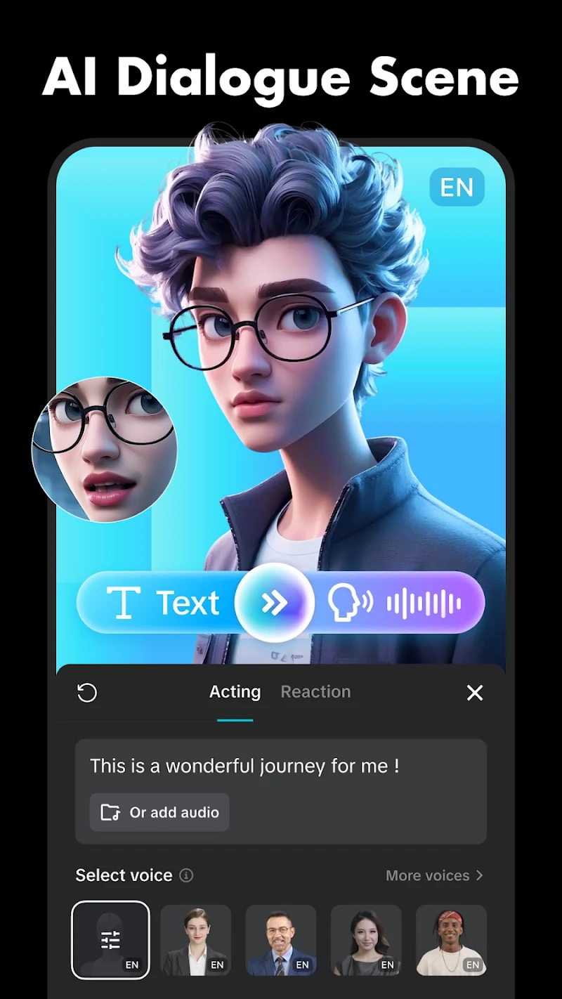 CapCut: Photo & Video Editor hız kontrolü ekranı