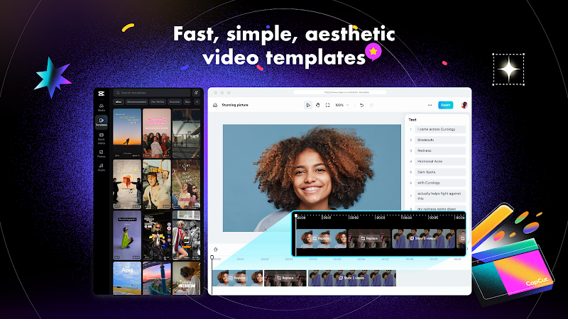 CapCut: Photo & Video Editor hareket takibi aracı