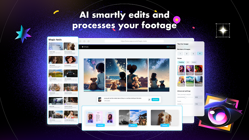 CapCut: Photo & Video Editor arka plan kaldırma fonksiyonu