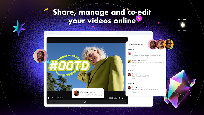 CapCut: Photo & Video Editor uygulama ayarları ekranı