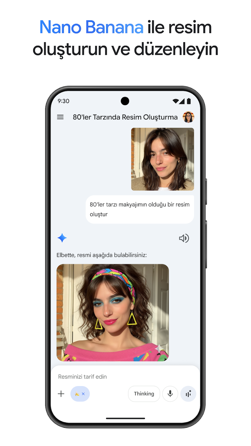 Google Gemini APK ana ekran görüntüsü