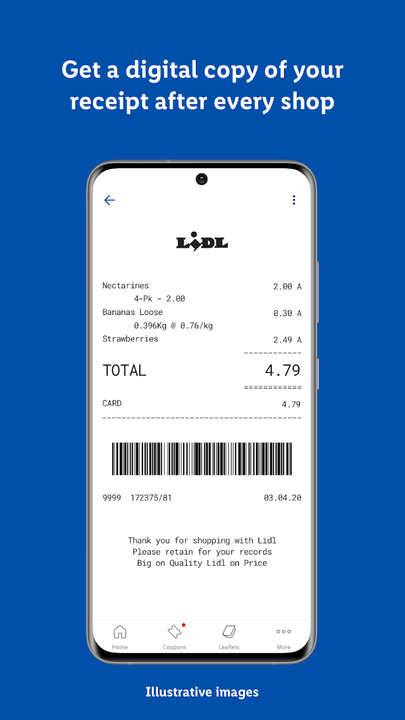 Lidl Plus kullanıcı profili ayarları