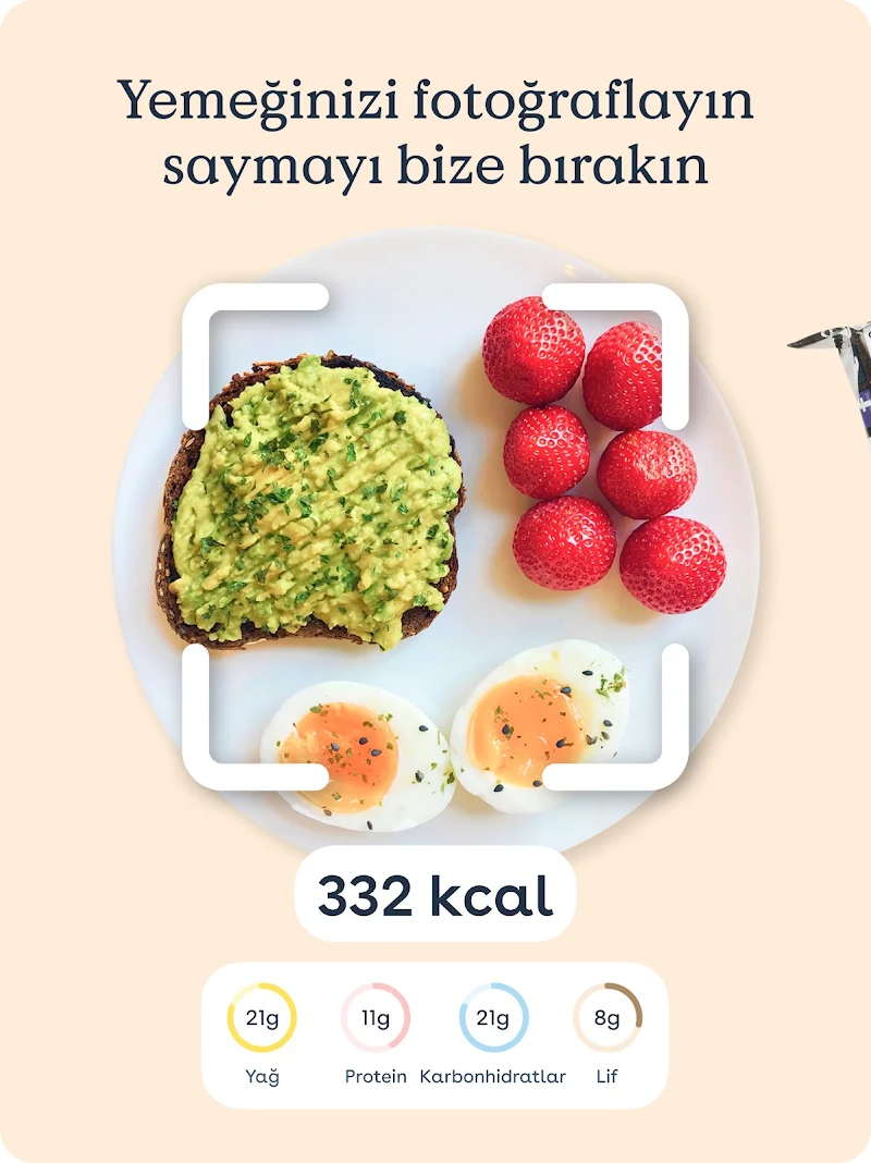 Foodvisor - Kalori Sayacı uygulama ayarları ekranı