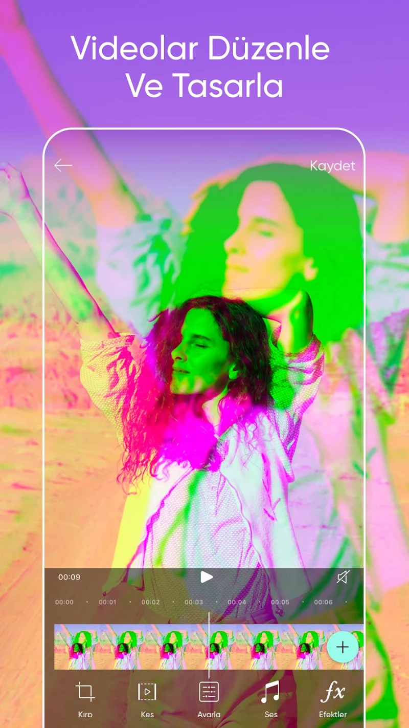 Picsart Foto ve Video Editörü uygulama ayarları ekranı