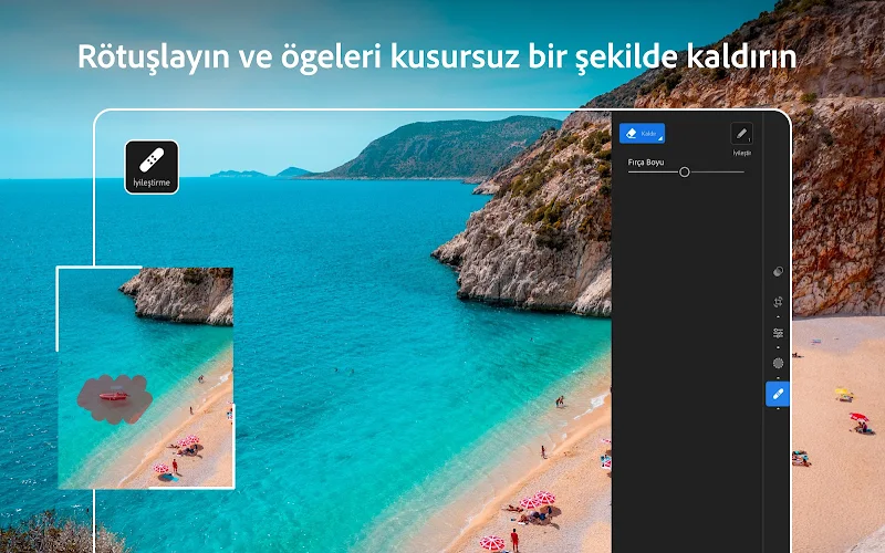 Lightroom Fotoğraf Düzenleyici güncelleme notları ekranı