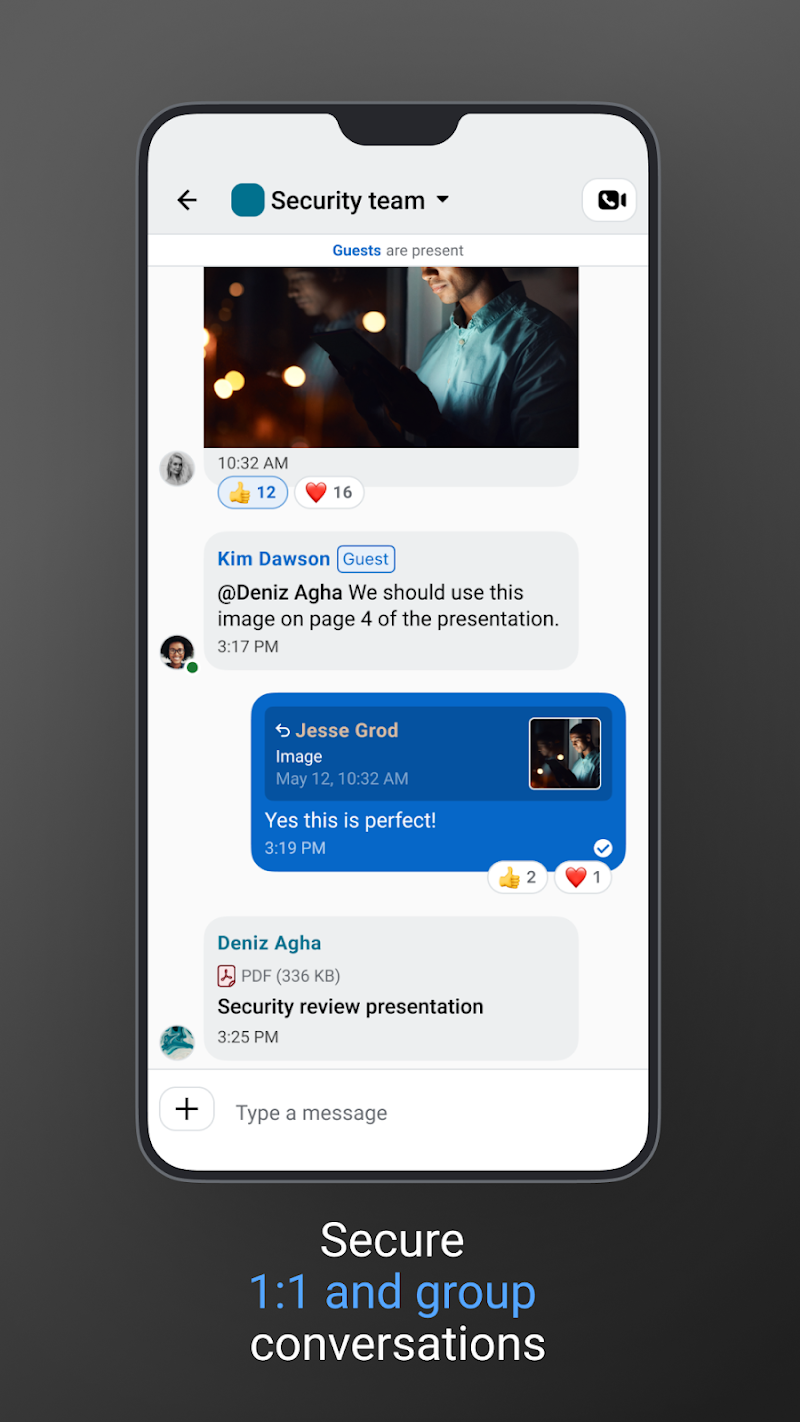 Wire • Secure Messenger uygulama ayarları ekranı