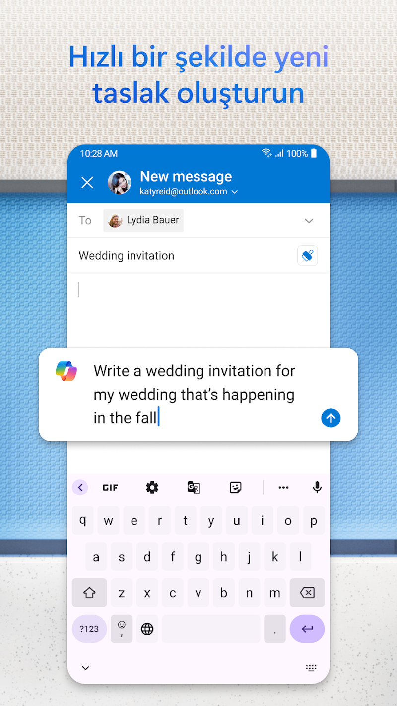 Microsoft Outlook takvim yönetimi ekranı